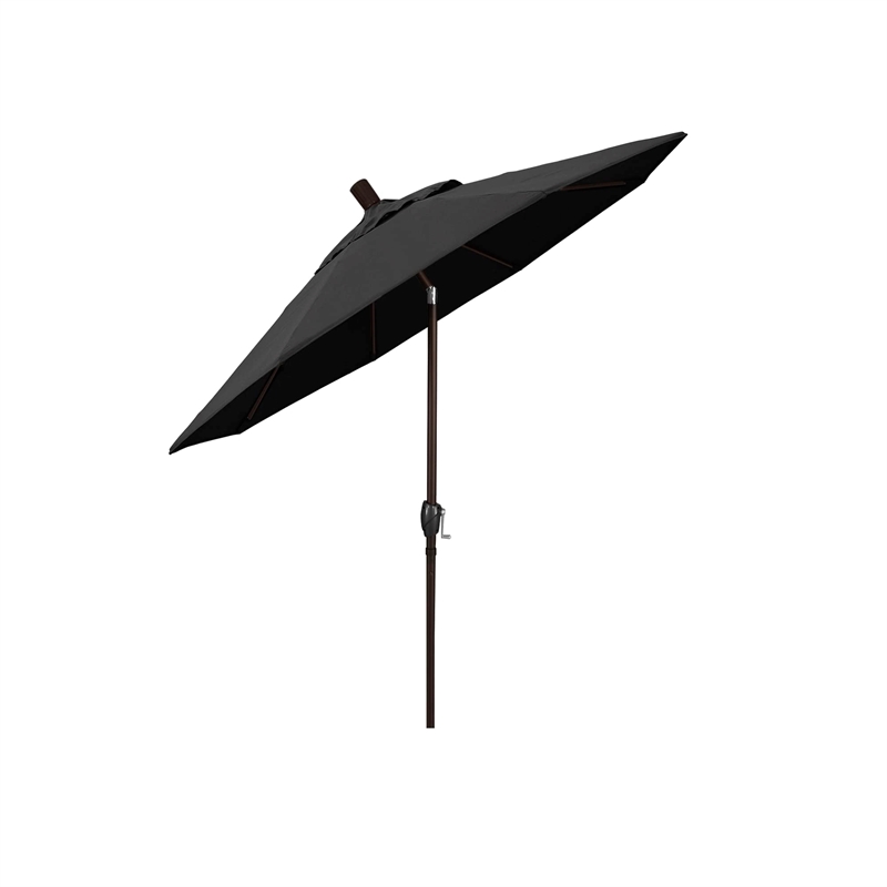 California Umbrella 6' Patio Umbrella in Black