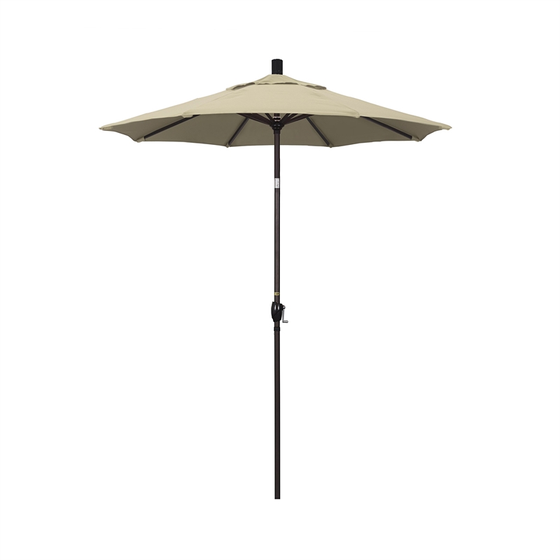 California Umbrella 6' Patio Umbrella in Antique Beige
