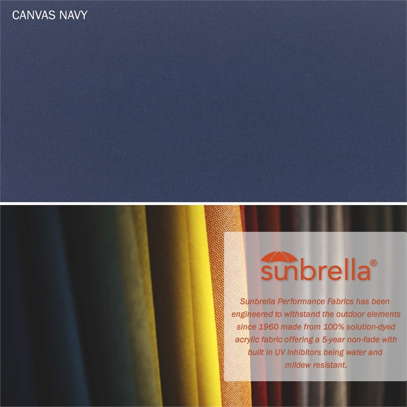 California Umbrella 6' Patio Umbrella in Navy