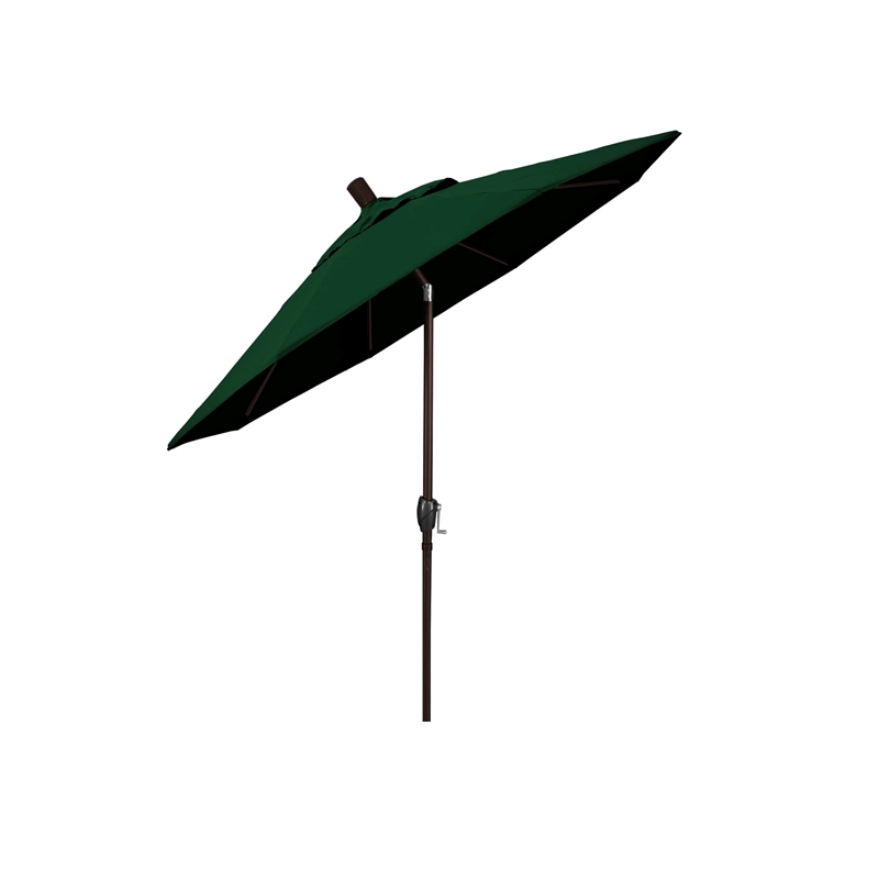 California Umbrella 6' Patio Umbrella in Forest Green