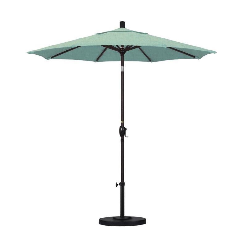 California Umbrella 7.5' Patio Umbrella in Spectrum Mist
