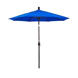 California Umbrella 7.5' Patio Umbrella in Pacific Blue