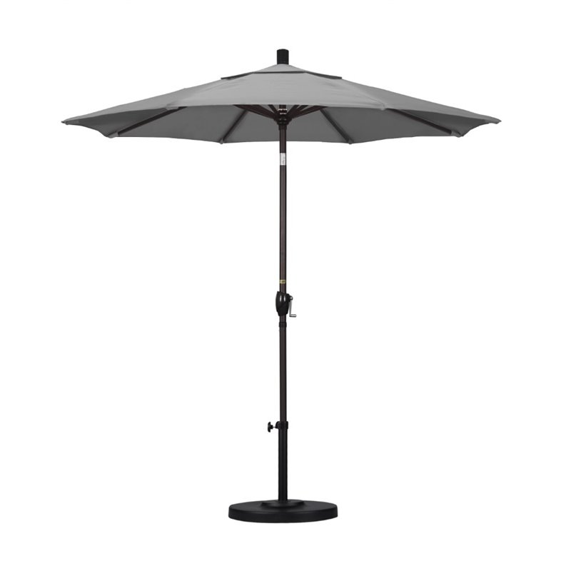 California Umbrella 7.5' Patio Umbrella in Granite