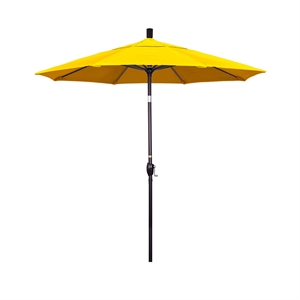 California Umbrella 7.5' Patio Umbrella in Sunflower Yellow