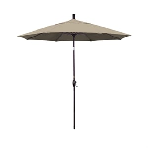 California Umbrella 7.5' Patio Umbrella in Taupe