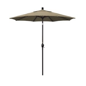 California Umbrella 7.5' Patio Umbrella in Heather Beige