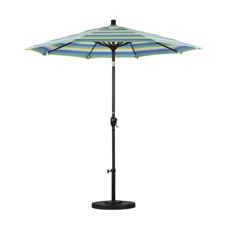 California Umbrella 7.5' Patio Umbrella in Seville Seaside