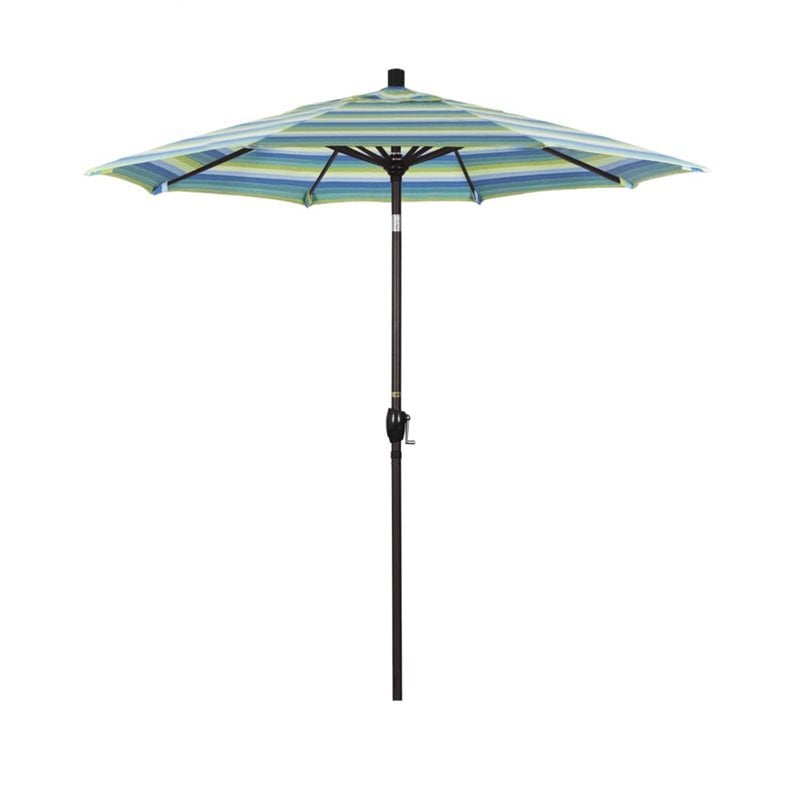 California Umbrella 7.5' Patio Umbrella in Seville Seaside