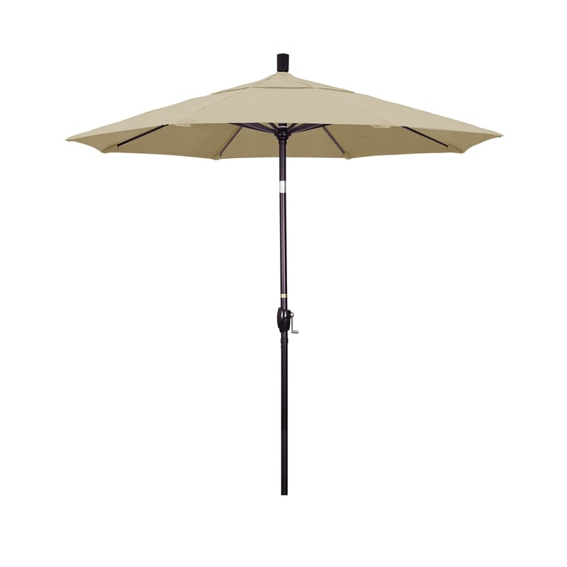 California Umbrella 7.5' Patio Umbrella in Linen Sesame