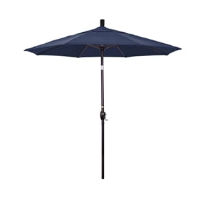 California Umbrella 7.5' Patio Umbrella in Navy Blue