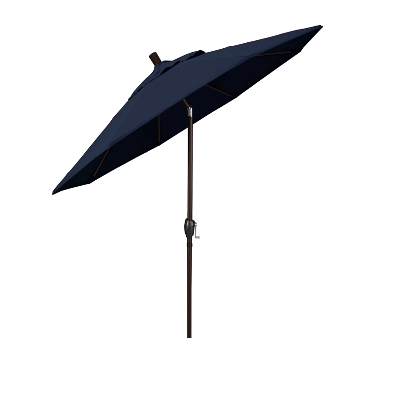 California Umbrella 7.5' Patio Umbrella in Navy Blue