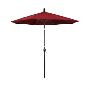 California Umbrella 7.5' Patio Umbrella in Red