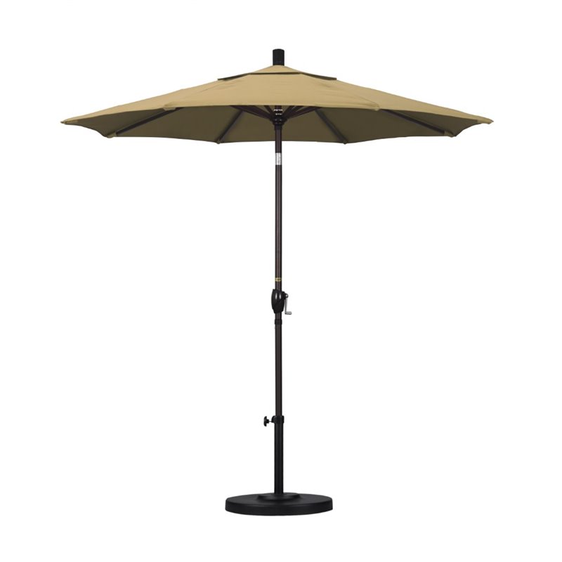 California Umbrella 7.5' Patio Umbrella in Champagne