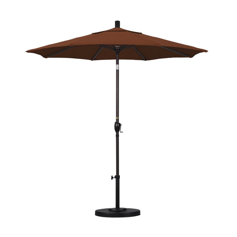 California Umbrella 7.5' Patio Umbrella in Terracotta