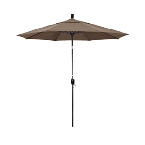 California Umbrella 7.5' Patio Umbrella in Woven Sesame