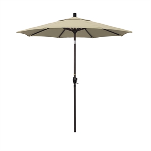 California Umbrella 7.5' Patio Umbrella in Pacific Blue