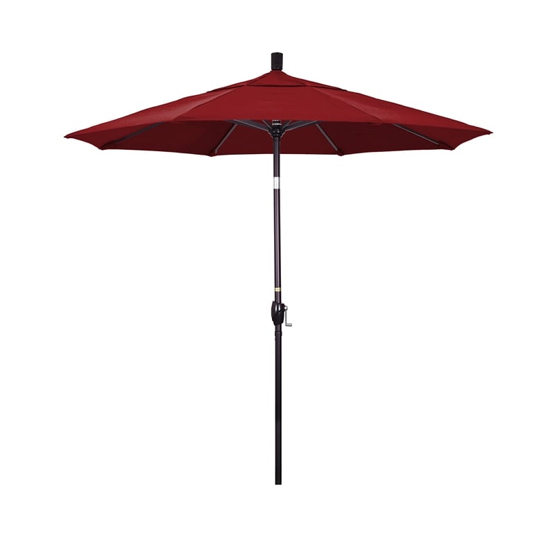 California Umbrella 7.5' Patio Umbrella in Red