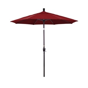 California Umbrella 7.5' Patio Umbrella in Red