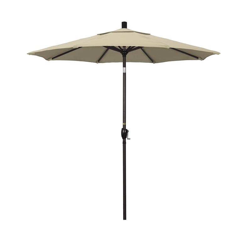 California Umbrella 7.5' Patio Umbrella in Beige