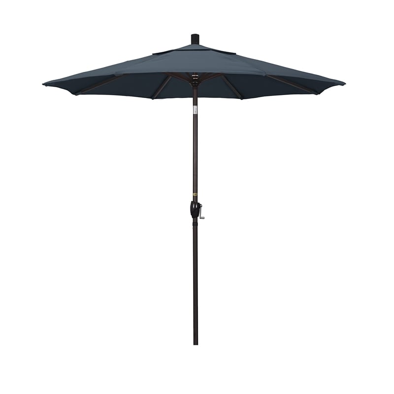 California Umbrella 7.5' Patio Umbrella in Sapphire