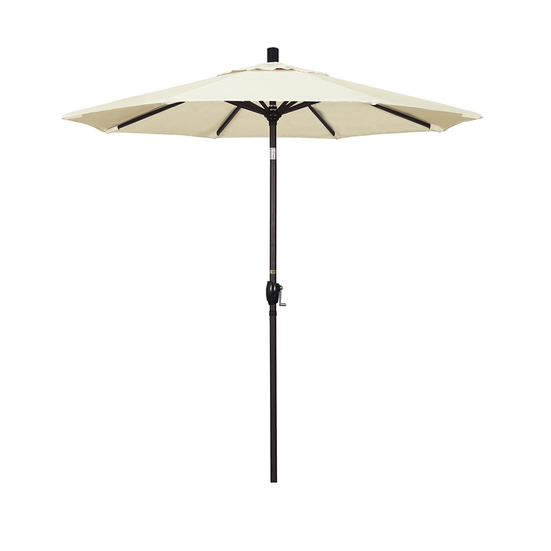 California Umbrella 7.5' Patio Umbrella in Canvas
