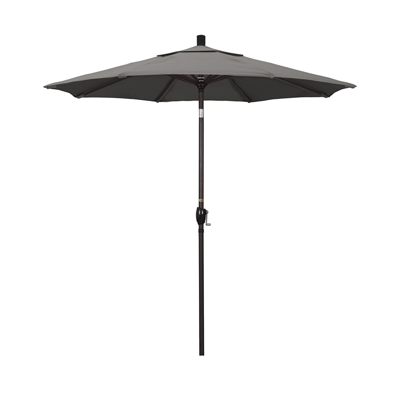 California Umbrella 7.5' Patio Umbrella in Taupe