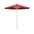 California Umbrella 7.5' Patio Umbrella in Sun brella 2A Henna/Matted White