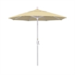 California Umbrella 7.5' Patio Umbrella in Sun brella Antique Beige/Matted White