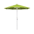 California Umbrella 7.5' Patio Umbrella in Sun brella 2A Macaw/Matted White