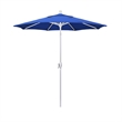 California Umbrella 7.5' Patio Umbrella in Olefin Royal Blue/Matted White