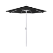 California Umbrella 7.5' Patio Umbrella in Olefin Black/Matted White