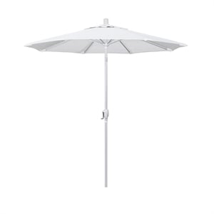 California Umbrella 7.5' Patio Umbrella in Pacifica Natural/Matted White