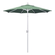 California Umbrella 7.5' Patio Umbrella in Pacifica Spa/Matted White