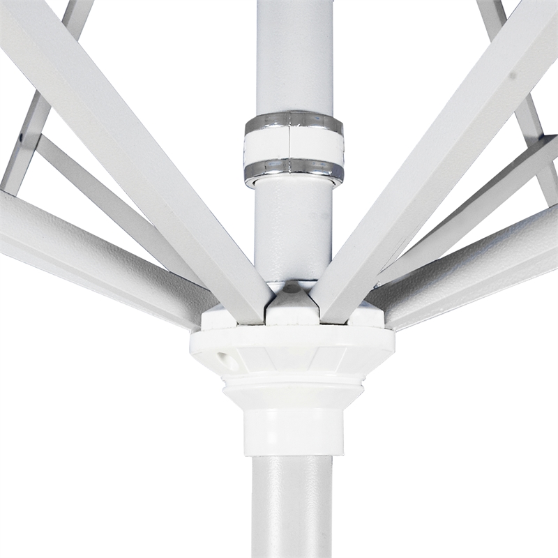 California Umbrella 7.5' Patio Umbrella in Pacifica Spa/Matted White