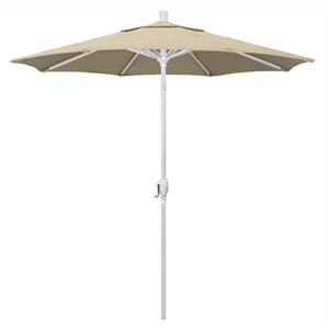 California Umbrella Pacific Trail 7.5' Pacifica Fabric Patio Umbrella in Beige