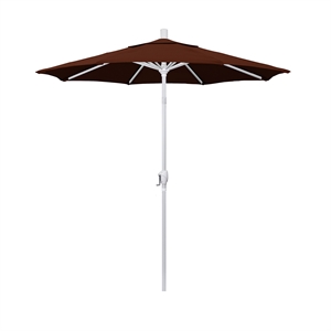 California Umbrella 7.5' Patio Umbrella in Pacifica Brick/Matted White