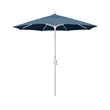 California Umbrella 7.5' Patio Umbrella in Pacifica Sapphire/Matted White