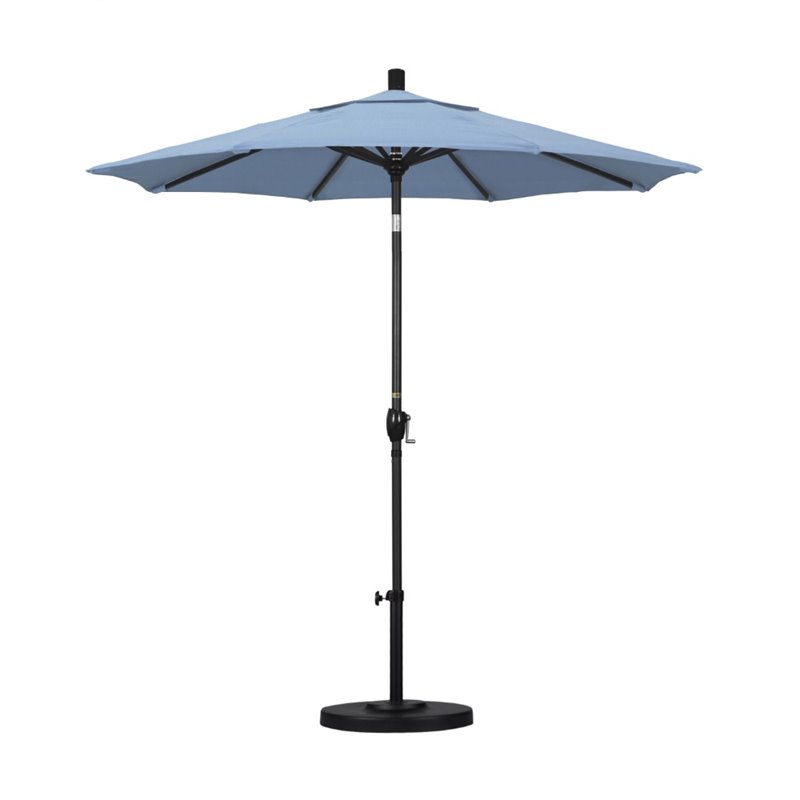 California Umbrella 7.5' Patio Umbrella in Air Blue
