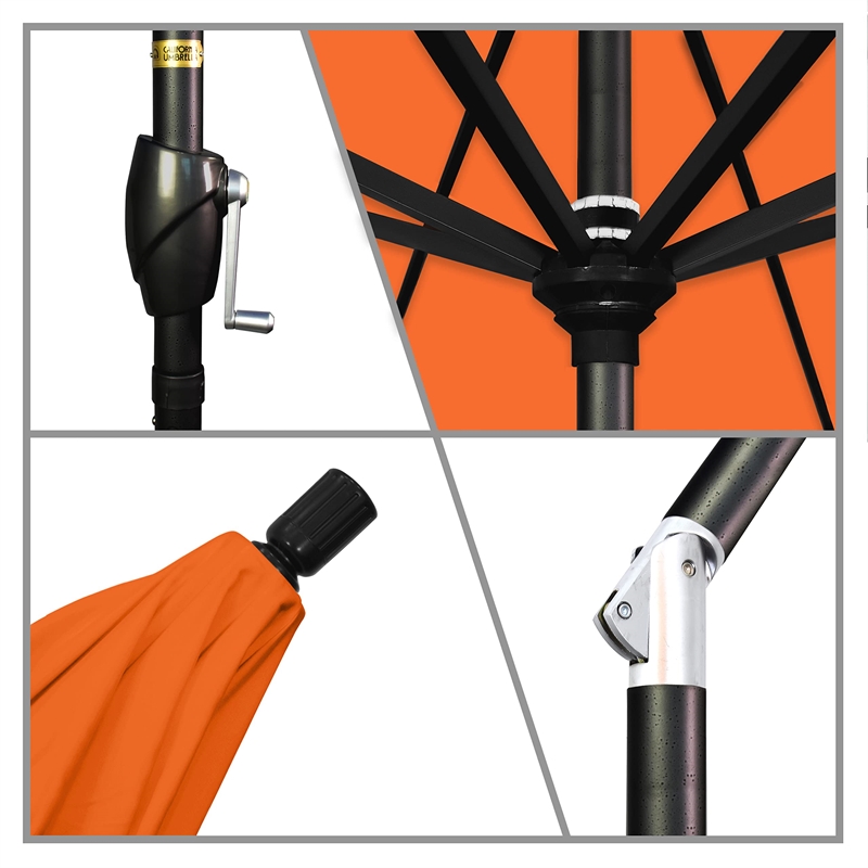 California Umbrella 7.5' Patio Umbrella in Tuscan