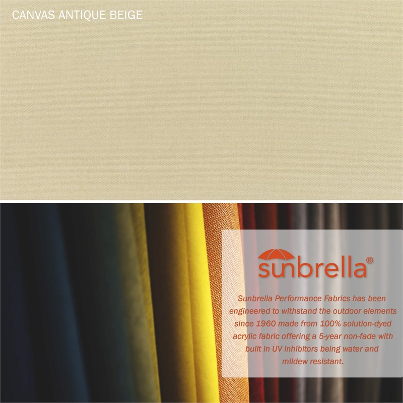 California Umbrella 7.5' Patio Umbrella in Antique Beige