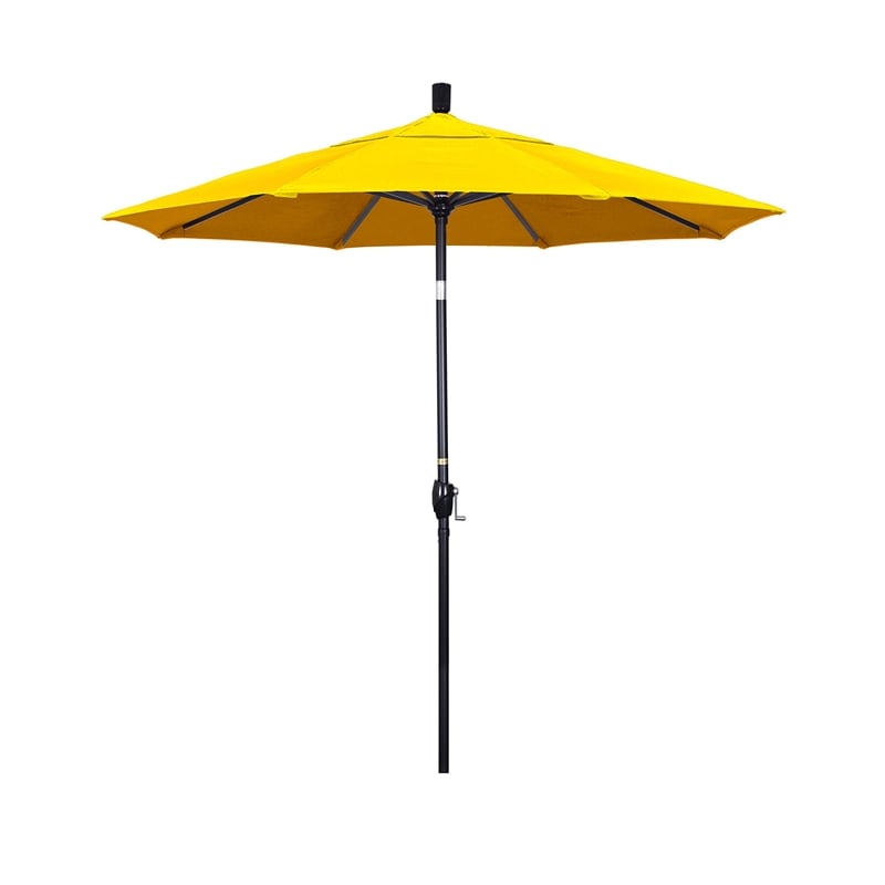 California Umbrella 7.5' Patio Umbrella in Sunflower Yellow