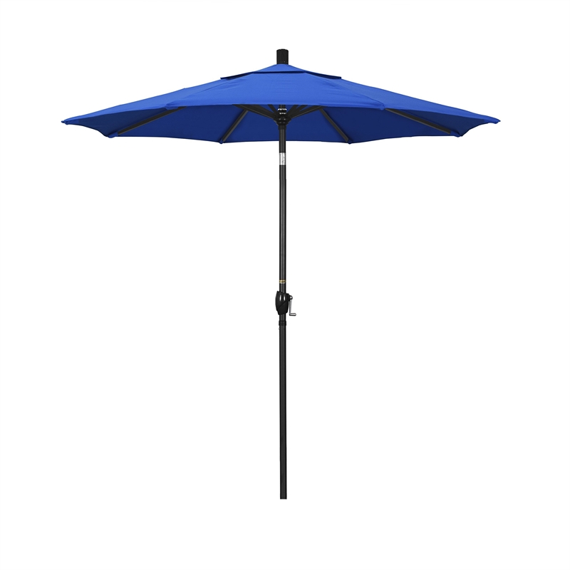 California Umbrella 7.5' Patio Umbrella in Royal Blue