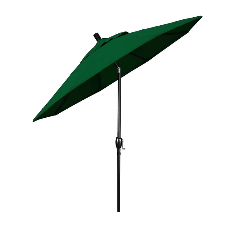 California Umbrella 7.5' Patio Umbrella in Hunter Green