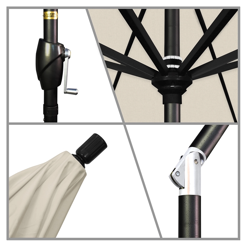 California Umbrella 7.5' Patio Umbrella in Antique Beige