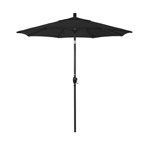 California Umbrella 7.5' Patio Umbrella in Black