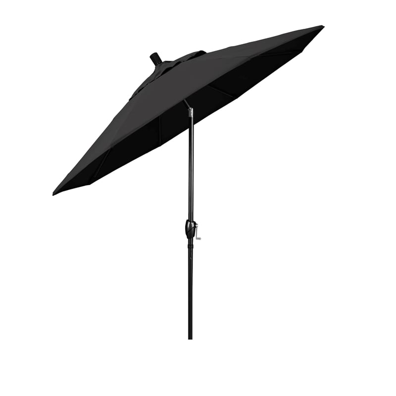 California Umbrella 7.5' Patio Umbrella in Black