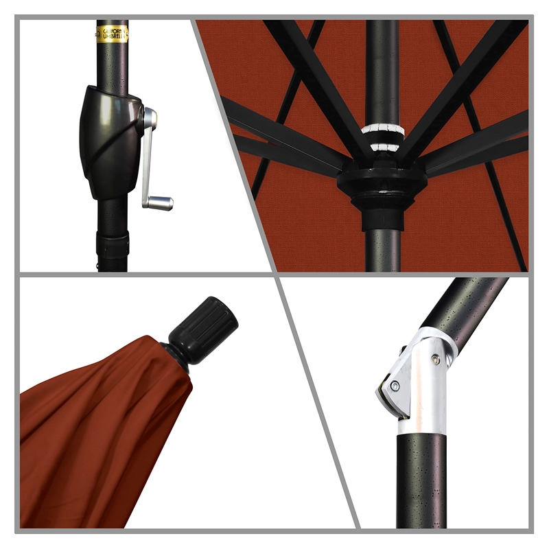 California Umbrella 7.5' Patio Umbrella in Terracotta
