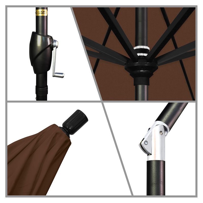 California Umbrella 7.5' Patio Umbrella in Teak