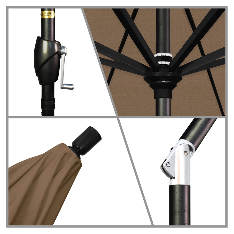 California Umbrella 7.5' Patio Umbrella in Woven Sesame
