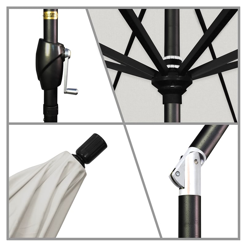 California Umbrella 7.5' Patio Umbrella in Woven Granite